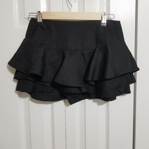 FAVLUX BLACK MINI SKORT